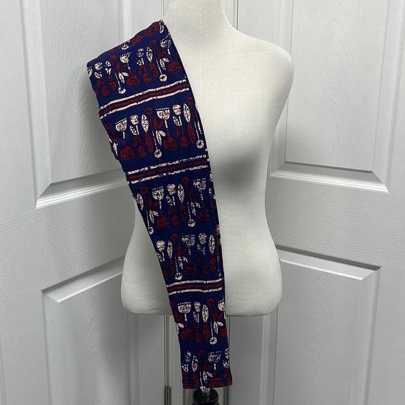 LuLaRoe OS One Size Floral Leggings NWT - Picture 5 of 8